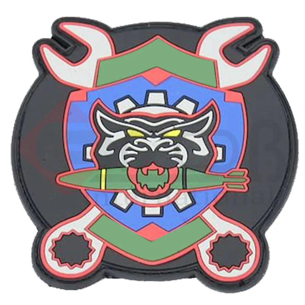 2024 Wholesale Custom Soft Rubber PVC Patch No Minimum Custom 3D PVC Patches Soft Silicone Rubber Logo Badge Patches