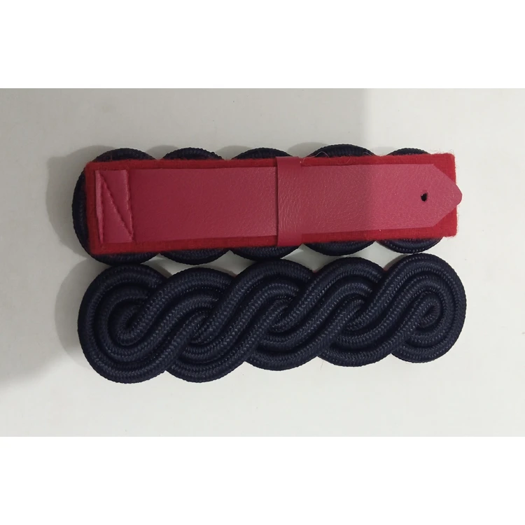 TWISTED SHOULDER CORD GOLD MYLAR SHOULDER CORD EPAULETTE, TRIPLE CORD METALLIC SHOULDER