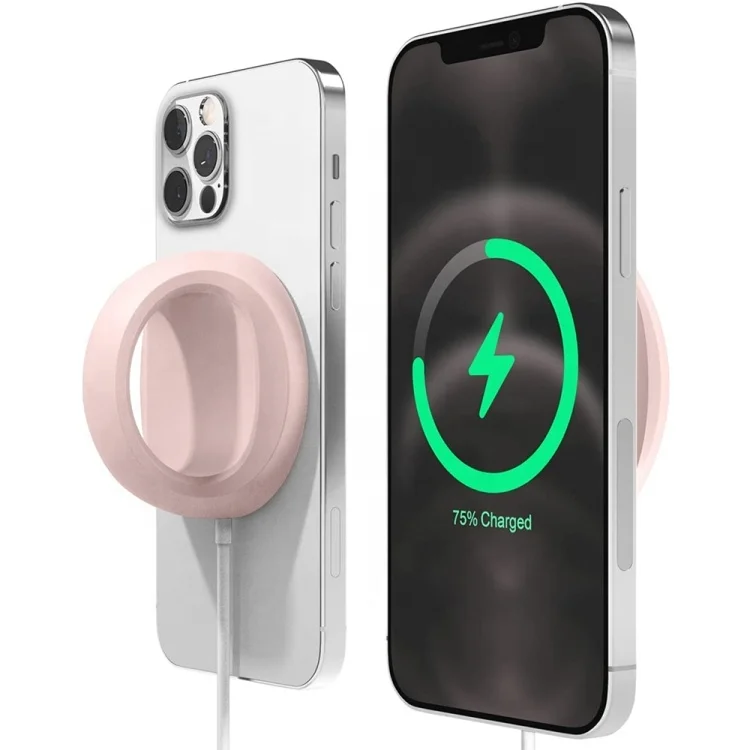 Amazon Hotsale Creative Silicone Grip Stand Phone Holder for iPhone12 13 MagSaf Charger Portable Ring Buckle Charging Stand