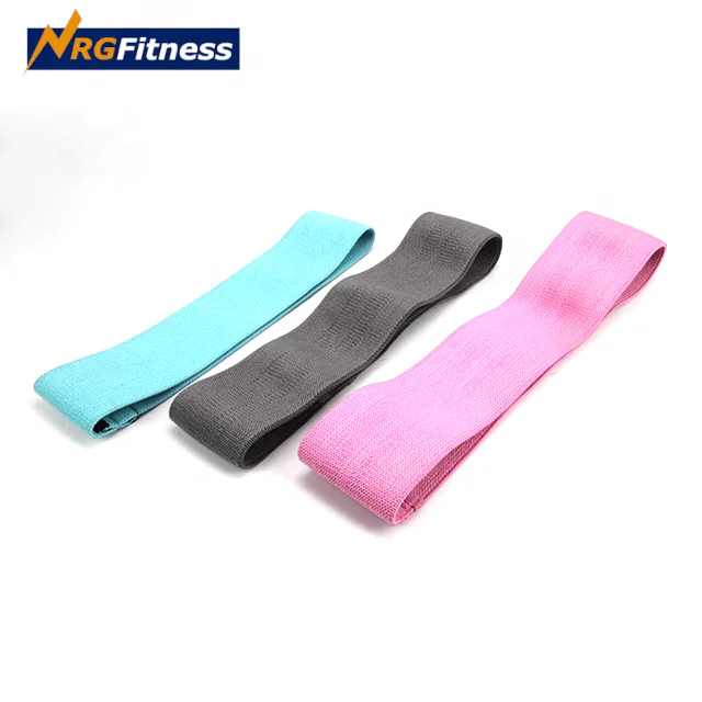 
Yoga and Pilates Resistance Loop Bands Non-Slip Fabric for Hip and Booty Training Exercise 