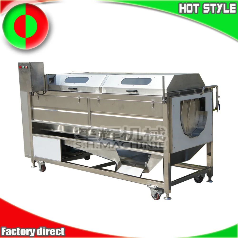 Автоматическая щетка машина для чистки имбиря картофеля с крышкой фабрика yam очиститель моркови очистки кассавы рыбочистка