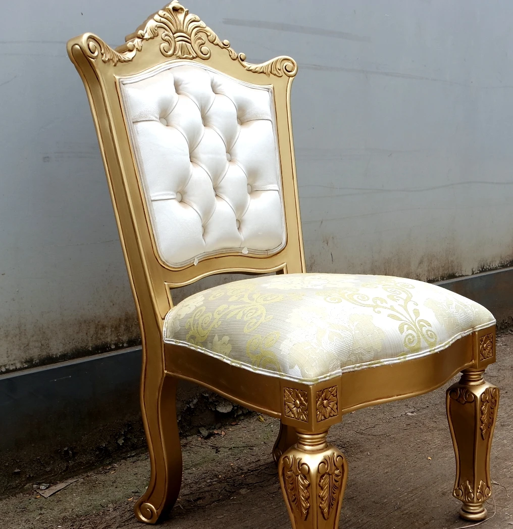 Королевская классическая мебель, резной обеденный стол, набор из 12 стульев