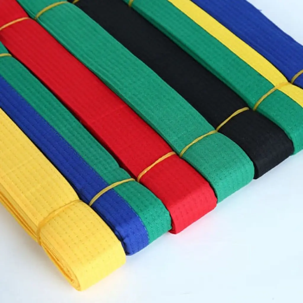 Premium Quality Wholesale taekwondo belt Custom championship Martial Arts belt OEM jiu jitsu Karate Taekwondo Belts Taekwondo