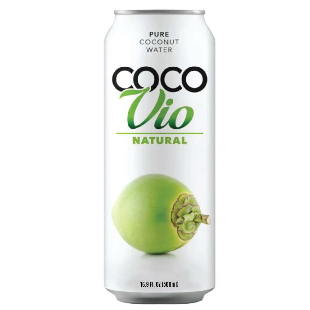 
COCO VIO -Pure 100% Coconut Water Drink with Vitamins Best Natural Sports Drink with Electrolytes to Hydrate 