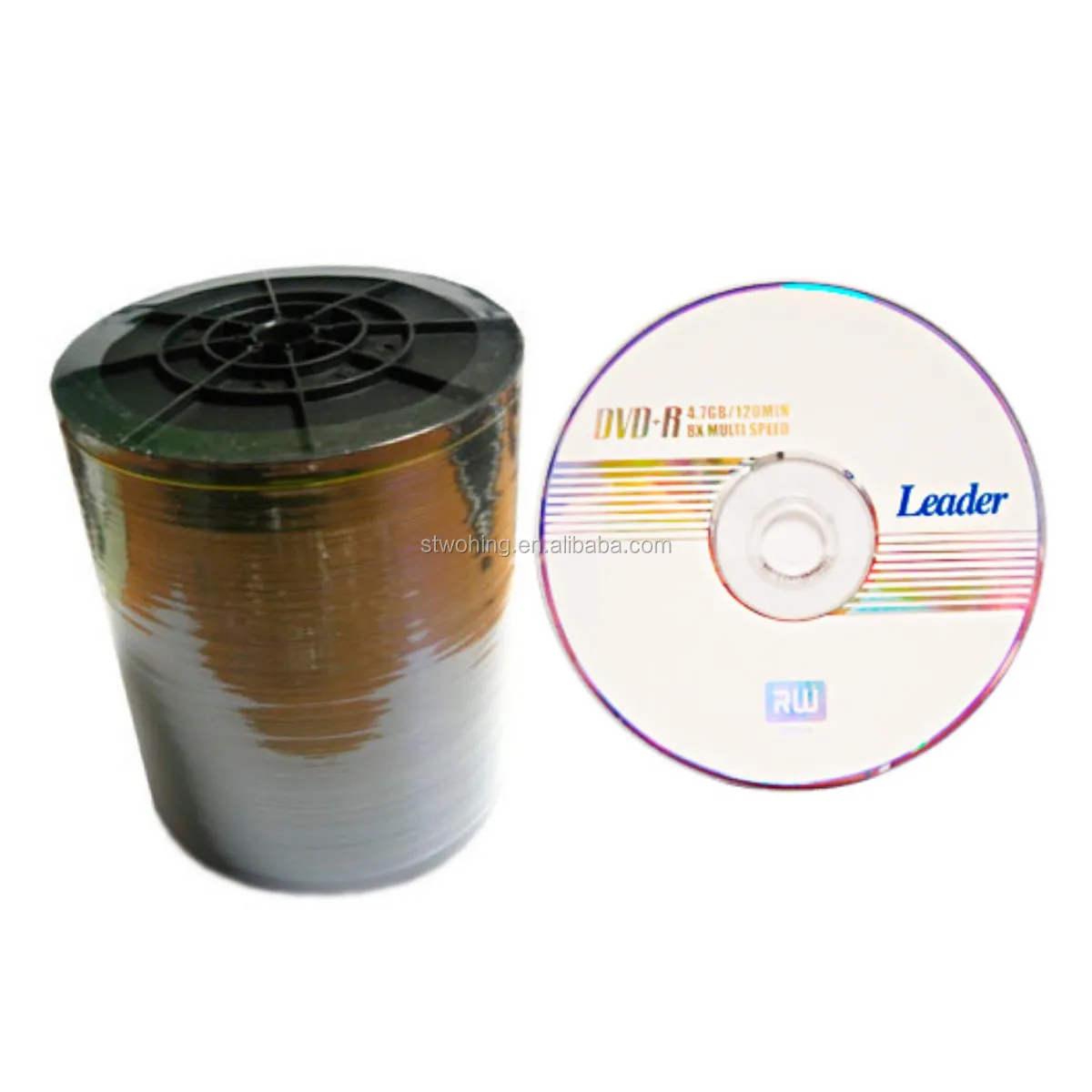 Leadisk blank dvd-r/blank dvdr/wholesale/blank dvd 50pcs spindle/shrink wrap with clear wheel