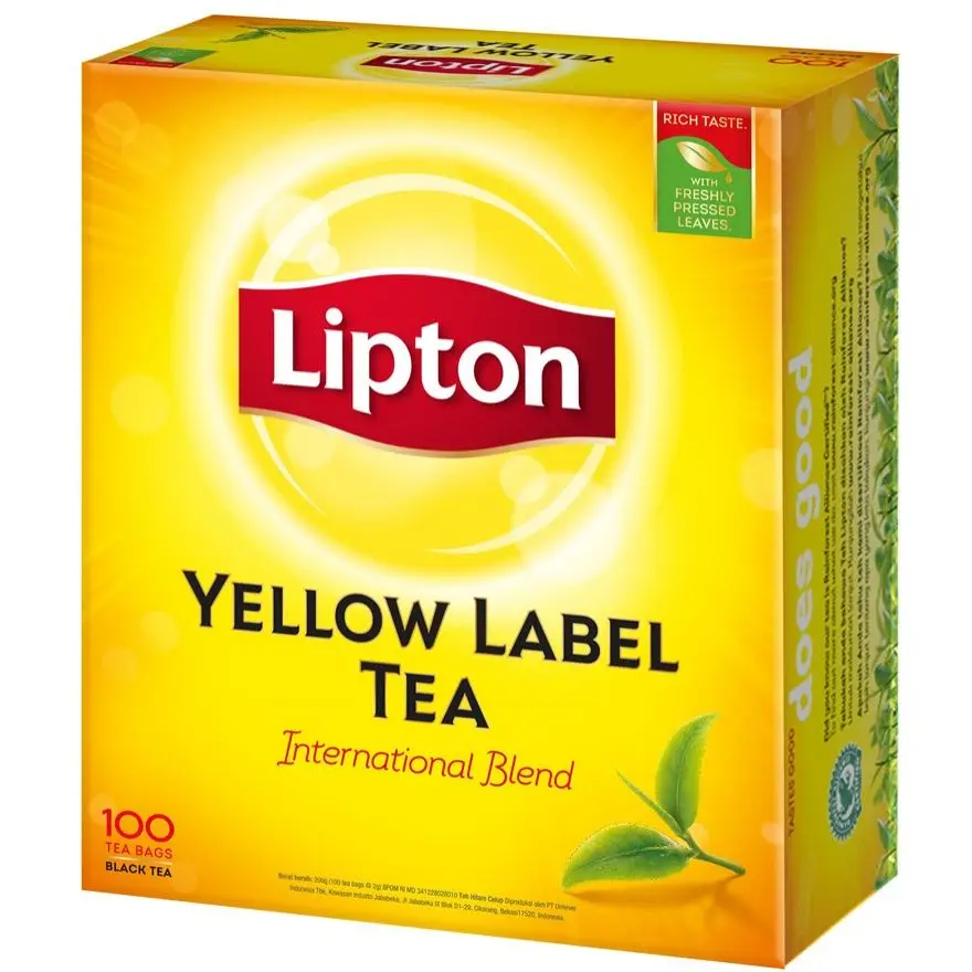 Top Quality Lipton Yellow Label Tea Bags (100x2g)