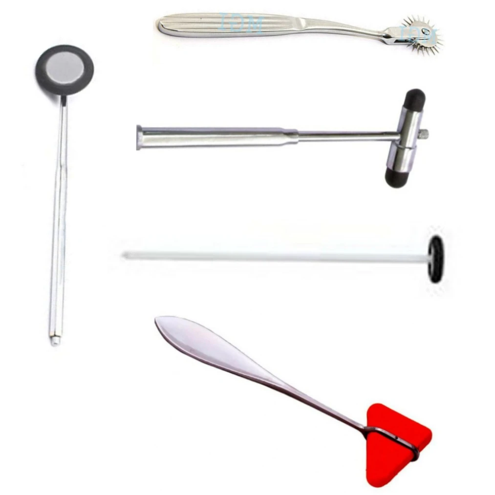 Ударный рефлекс Taylor квадратным Бабинского бак Неврологический Молоток вертушка диагностический набор из 5 штук MGI-ENT-532