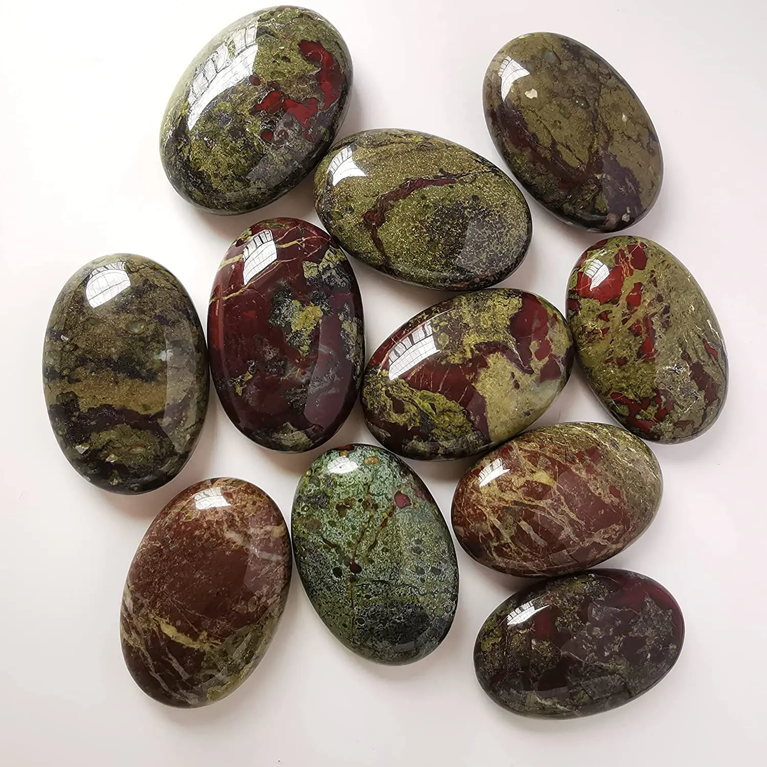 HOT SELLING DRAGON BLOOD JASPER PALMSTONE FOR REIKI HEALING MEDITATIONS AND MASSAGE DRAGON BLOOD JASPER MASSAGE STONE