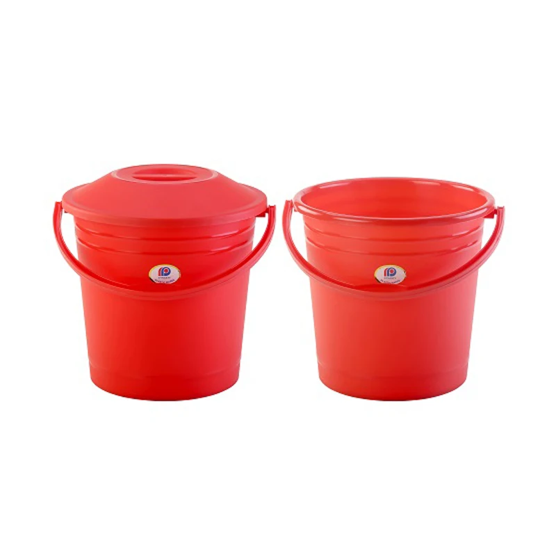 Plastic Buckets Plastic balti Hot sale! 16 liter clear plastic bucket with handle and lid for blocks and toys