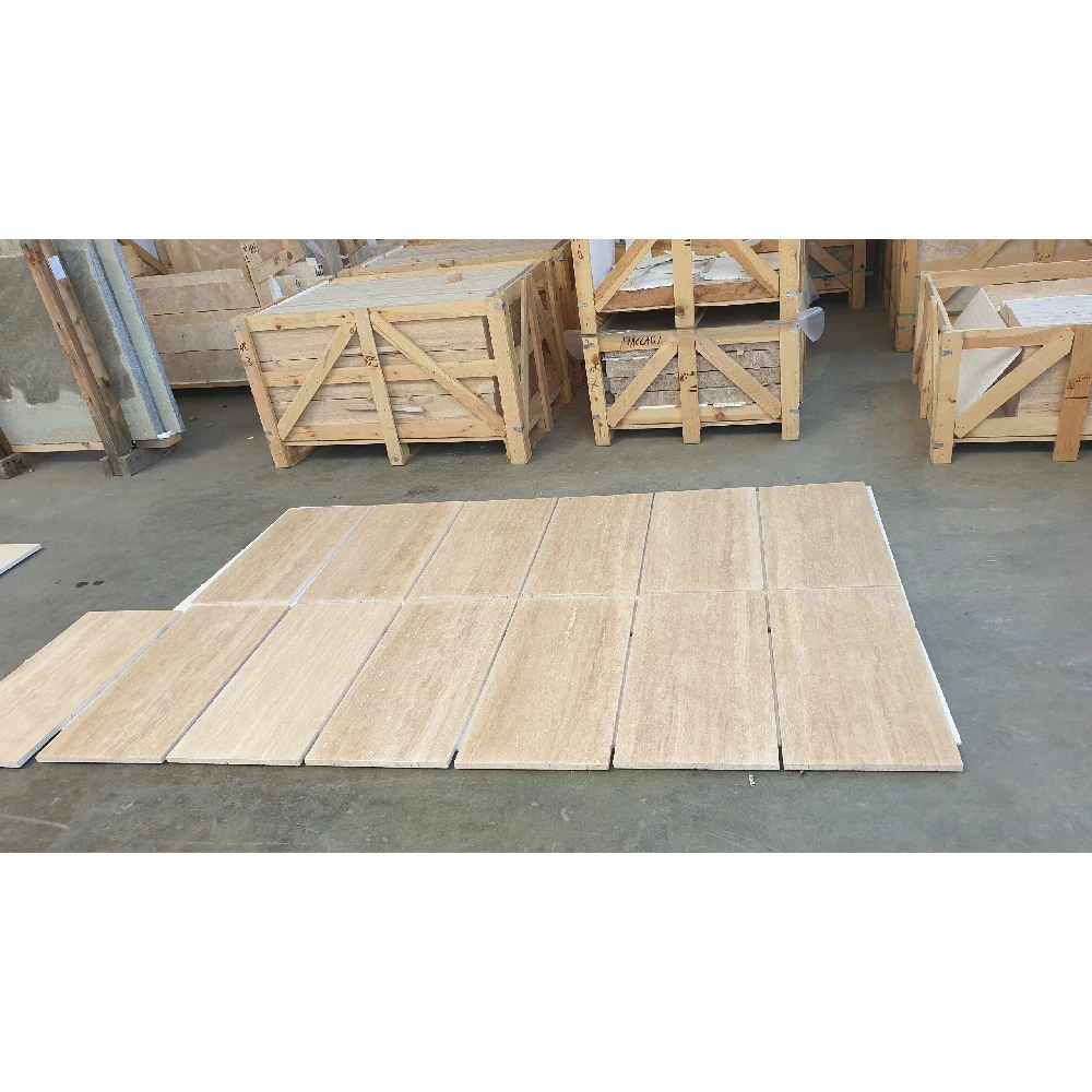 2023 New Fashion Model Premium Turkish Beige Vein Cut Travertine Tile Filled&Honed cut to size Made in Turkey Cem-FH-VC