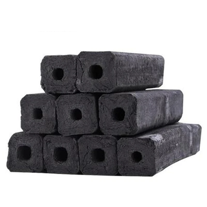 
hot sale 4-6 hours burning time hexagonal or square sawdust BBQ charcoal 