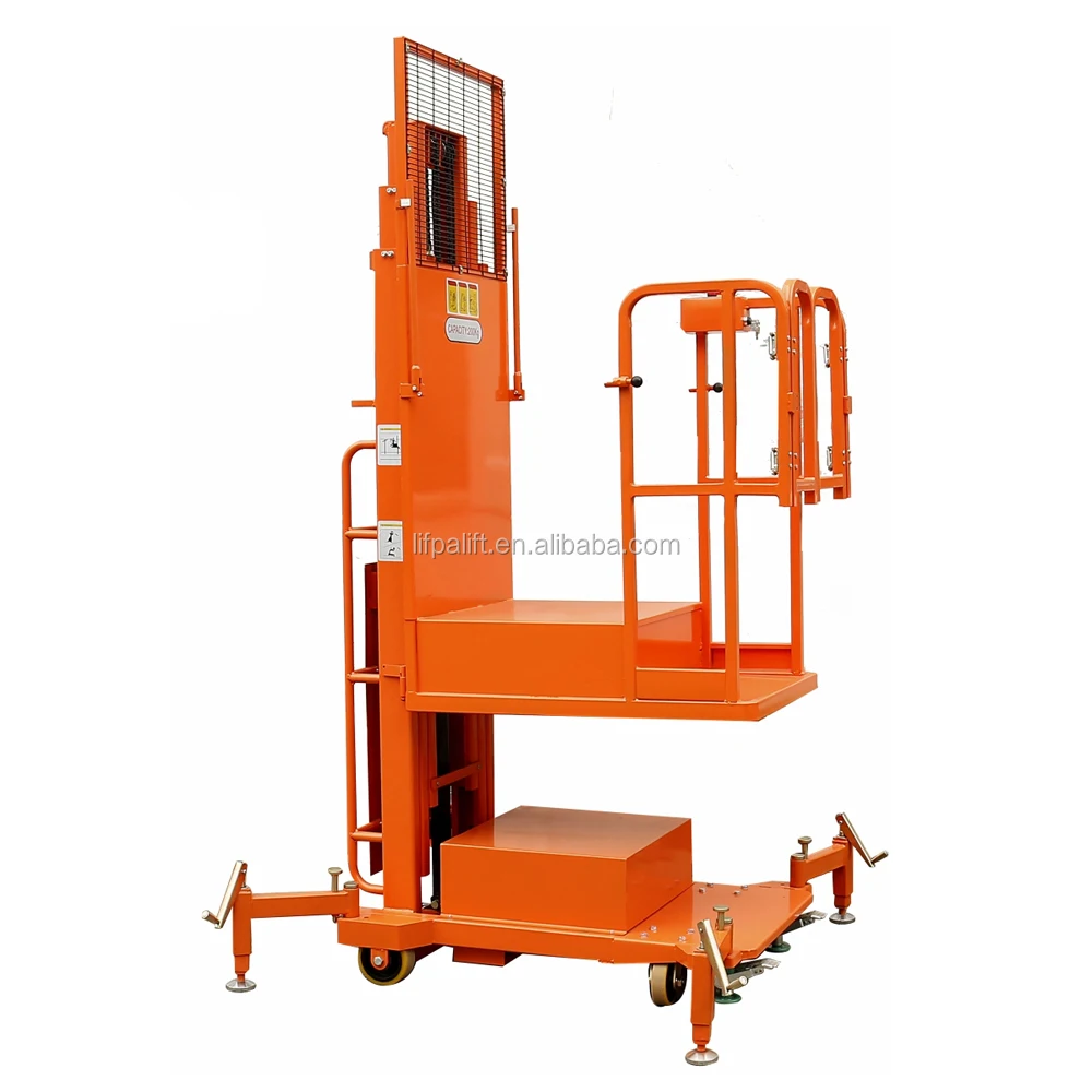 200kg Portable Semi Electric Aerial Order Picker Hydraulic Malaysia Order Picker