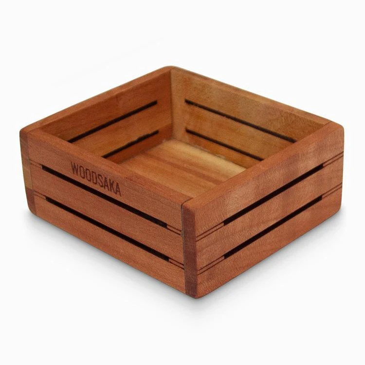 Paper Clip Box   I  3Line Paper Clip Holder - Cherry - WOODSAKA   I   Eco friendly Paper Holder  I   Desk Accessories