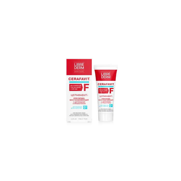 
LIBREDERM CERAFAVIT lipid-reducing cream with ceramides and prebiotic for face and body 0+ 75 ml 