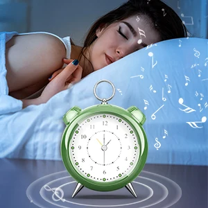 Portable sleeping aid wireless Speaker 4 Relaxing & Soothing Nature Sounds Timer Alarm Clock with Radio