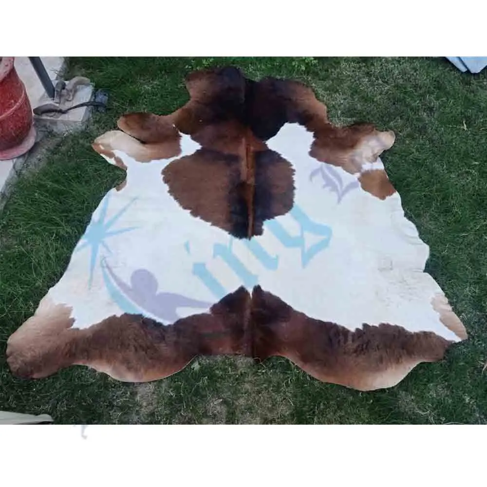 Натуральные волосы на кожаных ковриках коврики для оптовой продажи