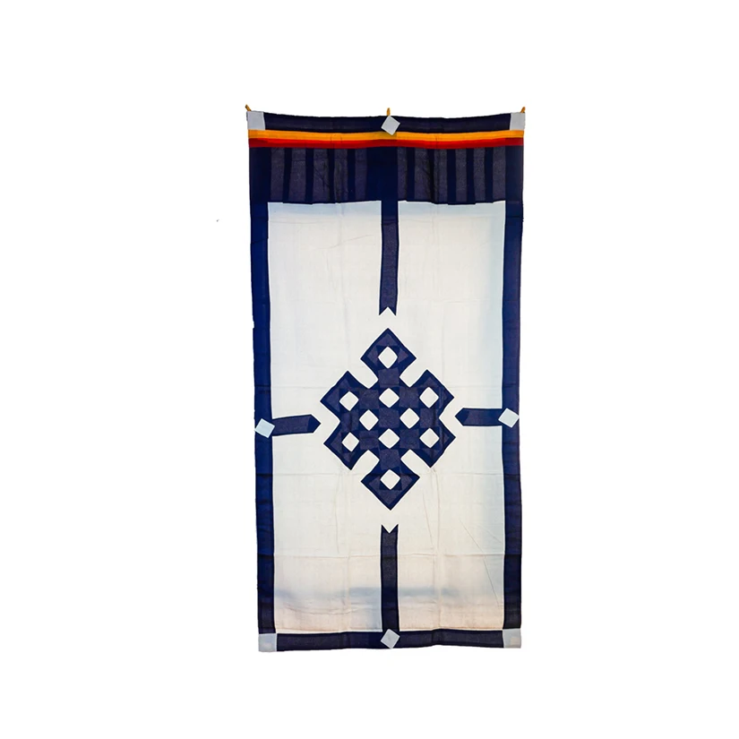 New Arrival Customized Design 100% Soft Cotton Material Modern Style Door Curtains Indian Supplier
