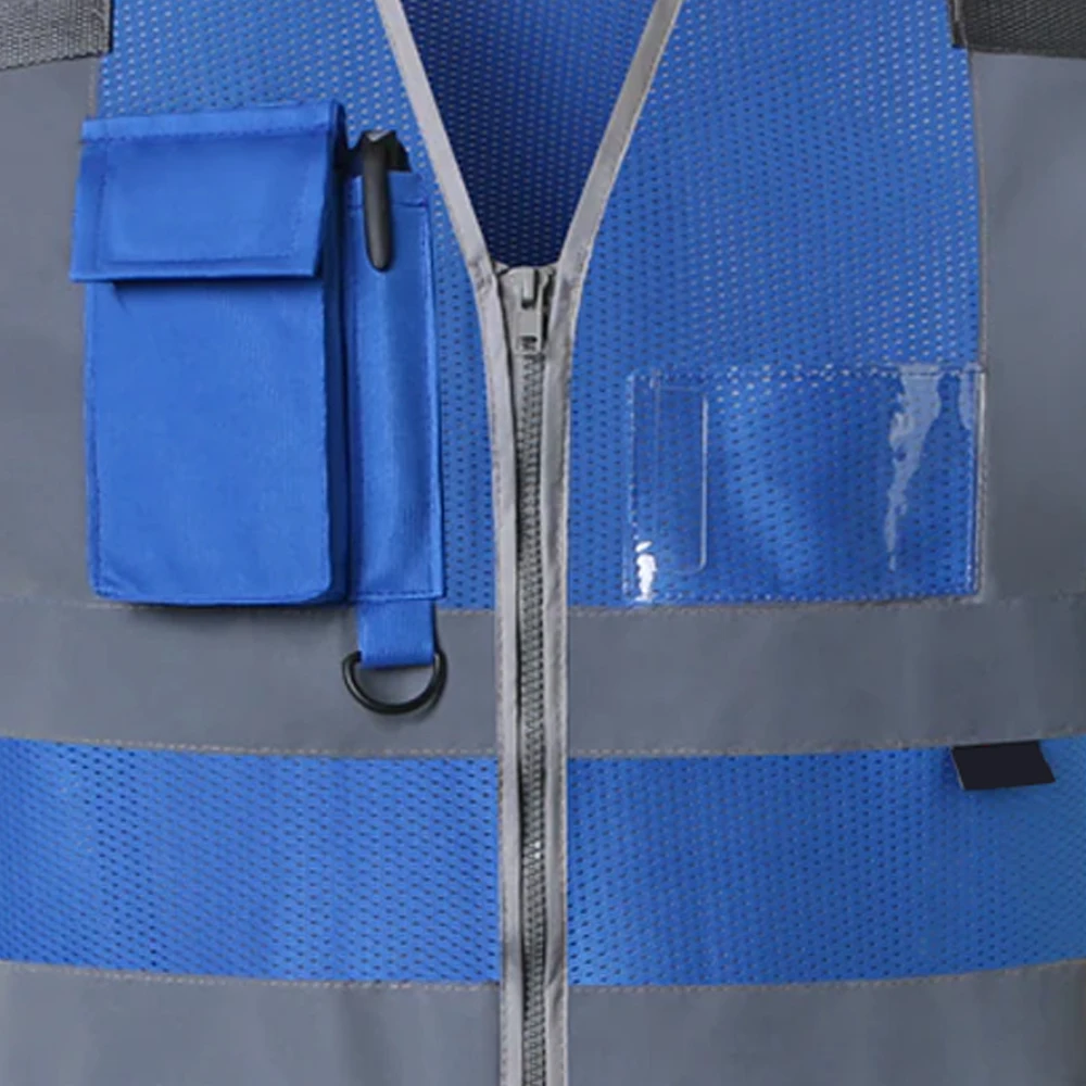  100% полиэстер оптовая продажа индивидуальный пошив мужской жилет высокой видимости для мужчин защитные светоотражающие жилеты зеленого цвета