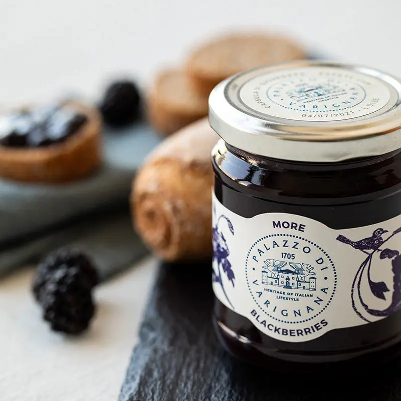 Top Quality Italian artisan Jam Blackberries 210gr Ready to Ship