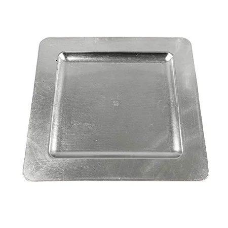 Square Shape Aluminium Silver Color Under Plate With Highest Quality Customized Size Under Plate For Sale