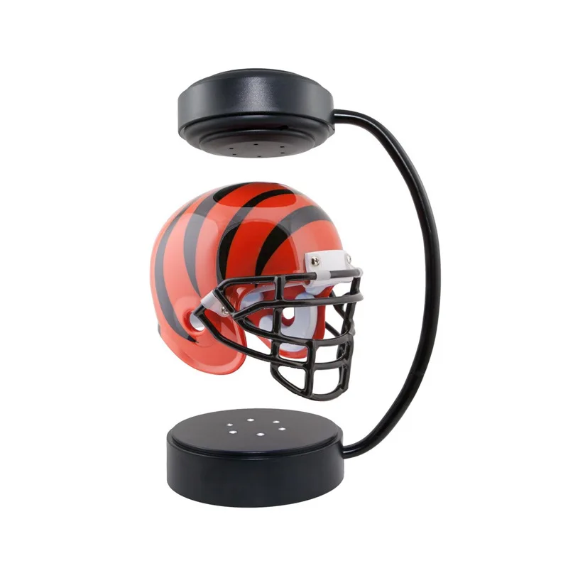 Magnetic leviation suspension creative decoration Helmet football hanging in the air Collectible gift for fan