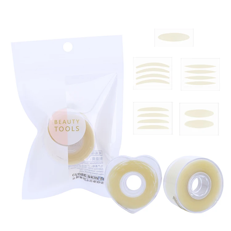 Lameila OEM Double Sided Eyelid Tape 300pc Lady Eye Beauty Tool Large Size Invisible Transparent Double Eyelid Tape A1035