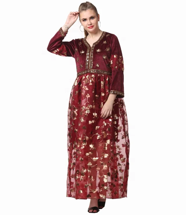 Handmade Indian Vintage Style High Quality Women Casual Long Dress Maxi Long Dresses Female