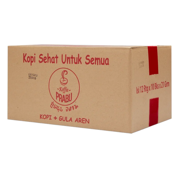  Кофейный порошок Arabica смешанный Robusta и натуральный ладонный Сахар: Kopi Aren от Koffie Prabu