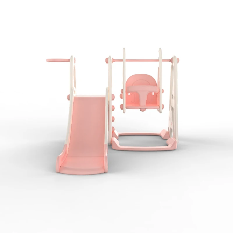 Внутренняя пластиковая низкая цена, высокое качество 3 в 1 дружественные Популярные для горка и качели набор Детская горка и качели детские качели набор слайдов