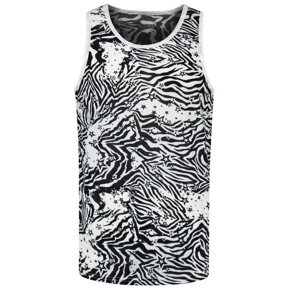 
Latest fitness custom stringer muscle tank tops / Men plain printed gym vest tank top 