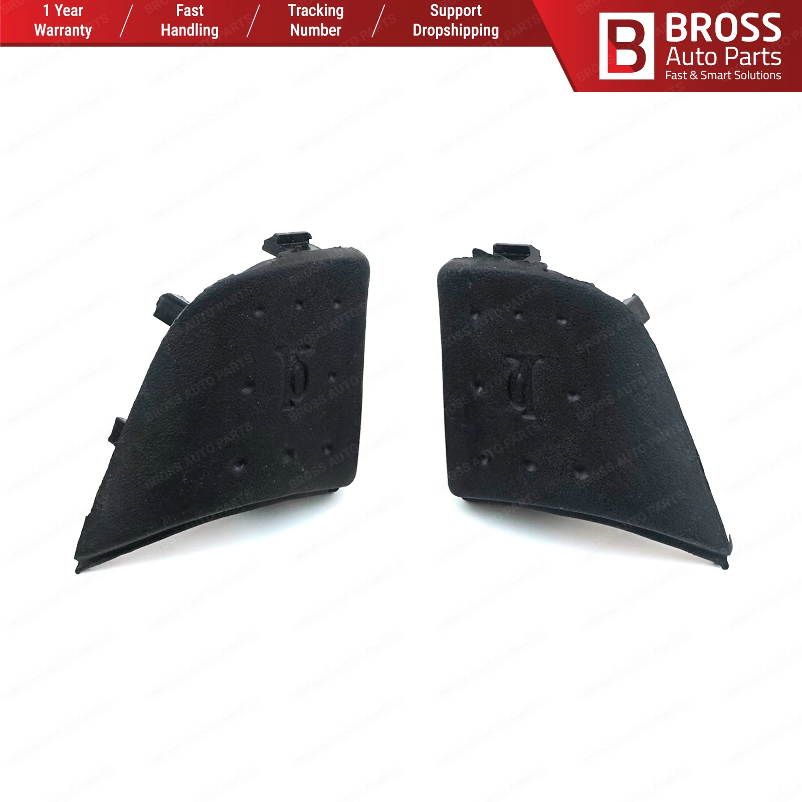 BDP163 2 Pieces Steering Wheel Horn Button Left and Right For  Vauxhall :6242078  Corsa C 2000/2006, Tigra B 2004/2009,