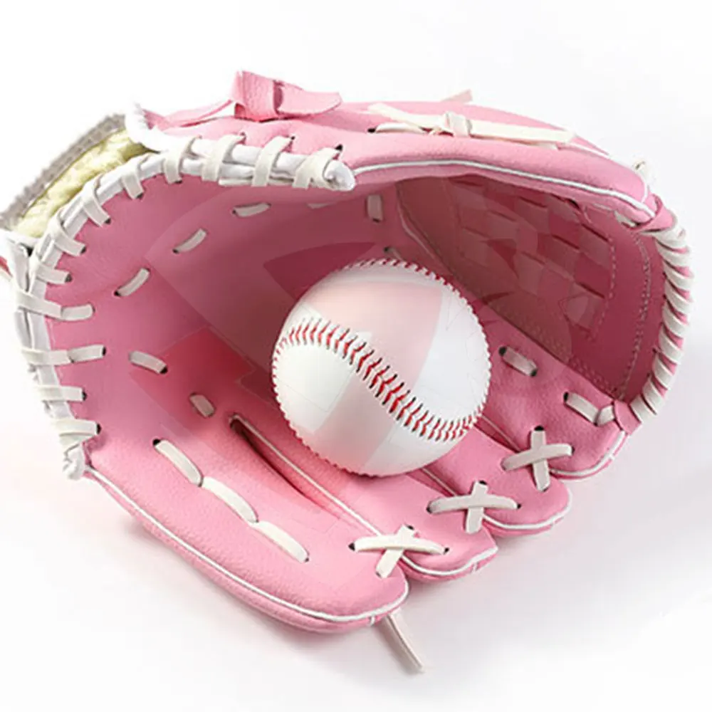 Индивидуальная мягкая кожаная бейсбольная перчатка с различной базой и паутиной сеткой молодежная тренировочная для Софтбола распродажа