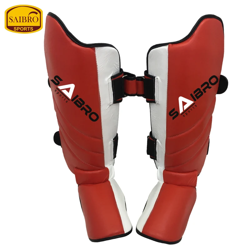 custom logo muay thai shin pads in step mma shin protector boxing shin guard