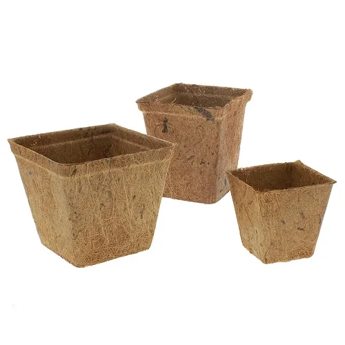 HIGH QUALITY Coco Pots/ Coco Coir Pots/Coconut Coir Fiber Pots