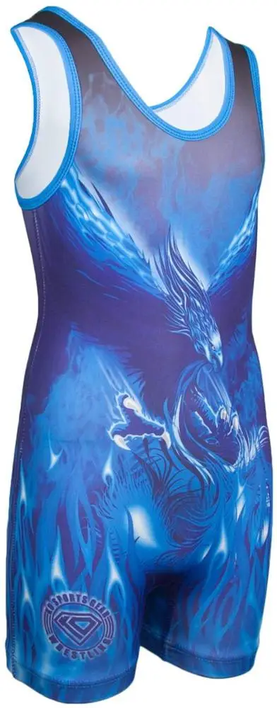 
Hot Sale Sublimation Men Bodysuit Wrestling Suit Singlet for Wrestling 