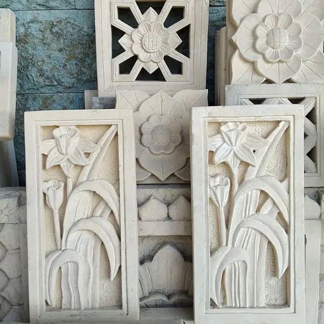 Bali Stone Relief Sculpture Wall Art Bali Carved Stone