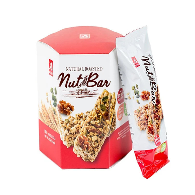 Brown Rice Material Puffed Ingredient Crispy Snack Food Oat Performance Bar