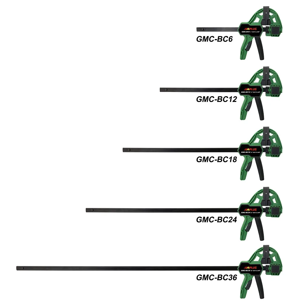 APLUS GMC-BC24 Bar clamp, Large trigger clamp  quick release handle, OPEN SIZE 24 inches