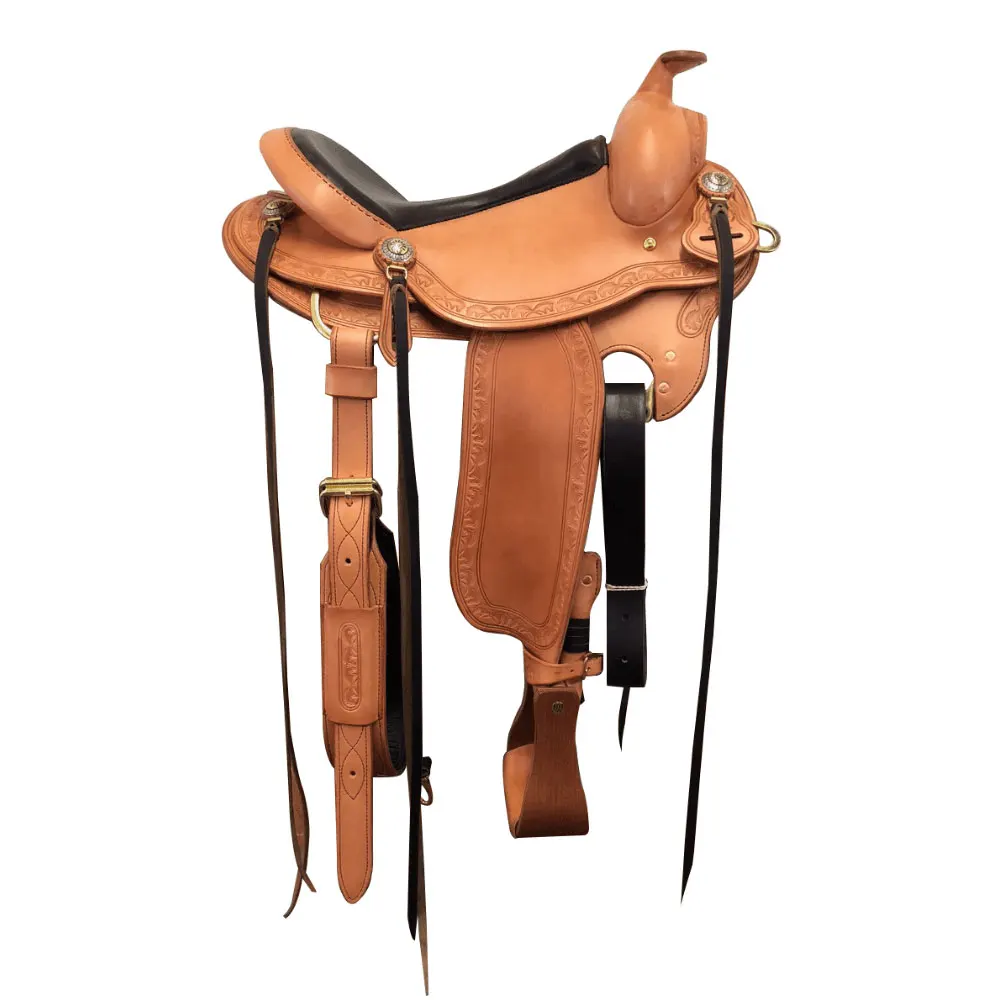  Коричневое седло для лошади Western Trail