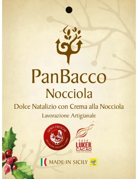 Luxury Food- Hazelnut Panettone Christams Cake