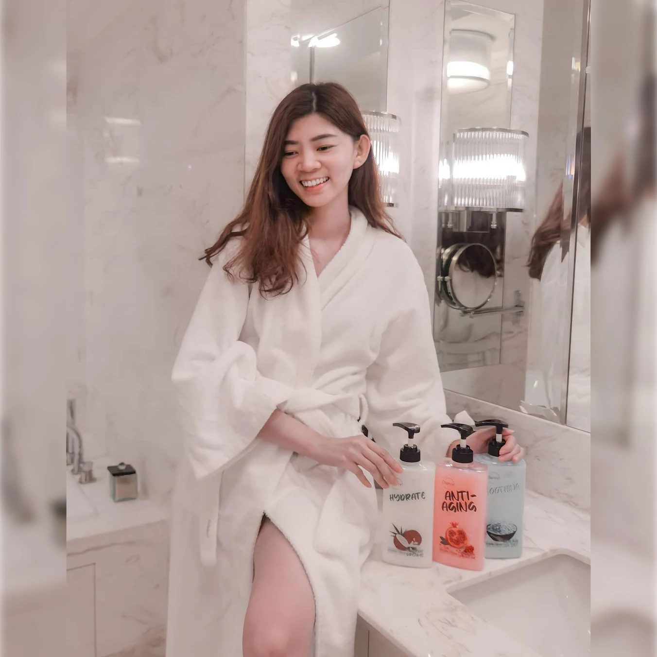 Darce Body Wash Shower Cream Anti Aging - Pomegranate Smoothie Wholesale OEM 750ml