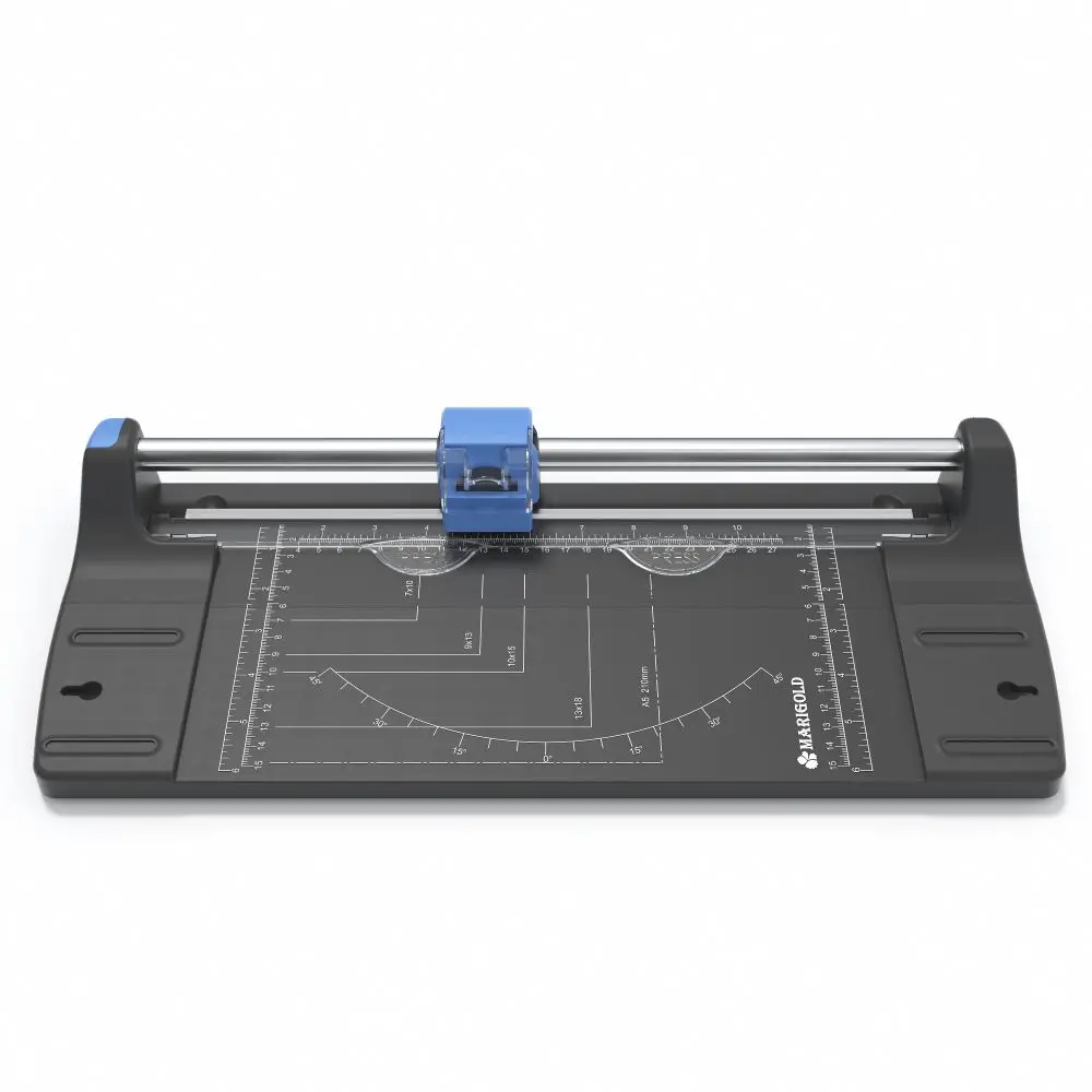 JACC A4 12 Inch 4-In-1 Sliding Paper Trimmer Serrated Paper Cutter Sliding Paper Cutter IDPC049