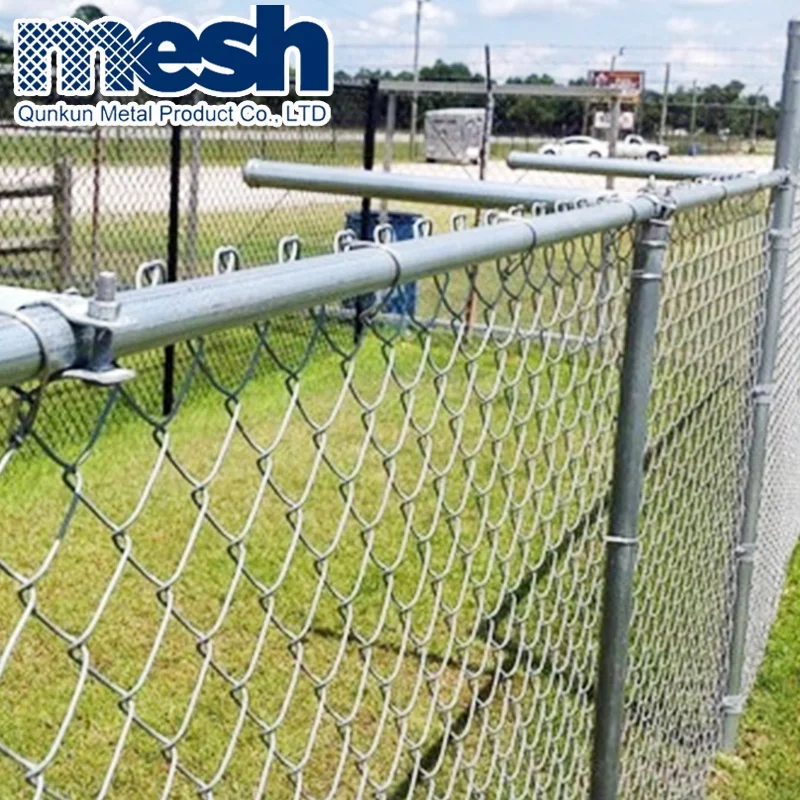 ISO9001 certification PVC coated chain link fence for OEM custom