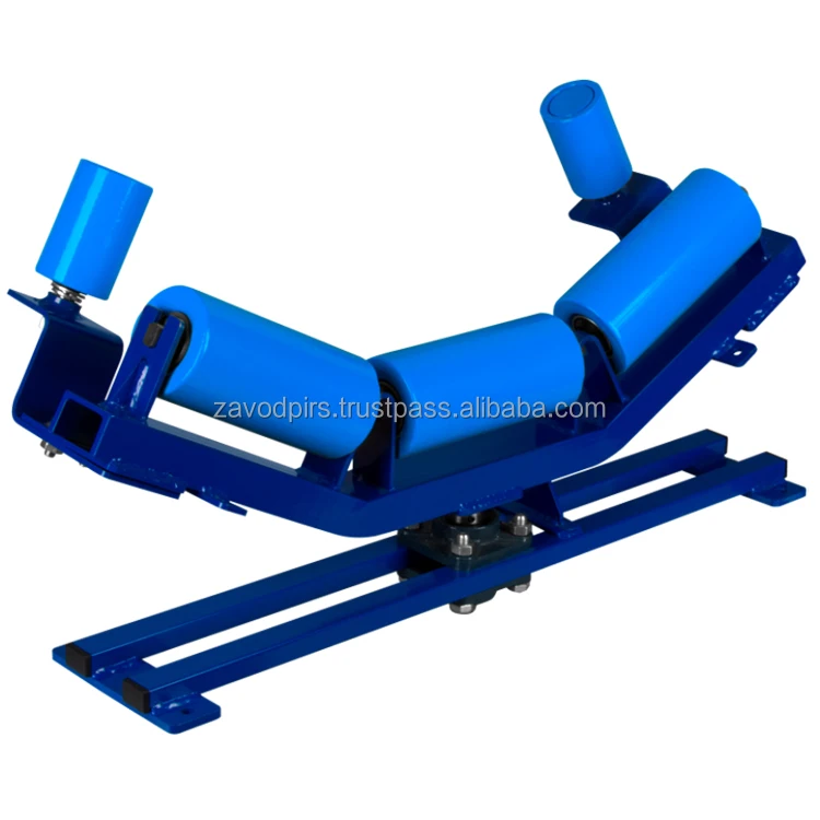 Roller support with two swivel castors prevent belt   slipping wholesale low price, roller conveyor
