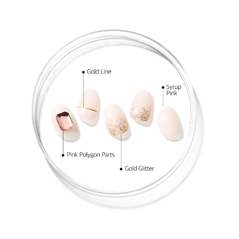 N Pianissimo nails  Semi-cured gel nail sticker korea