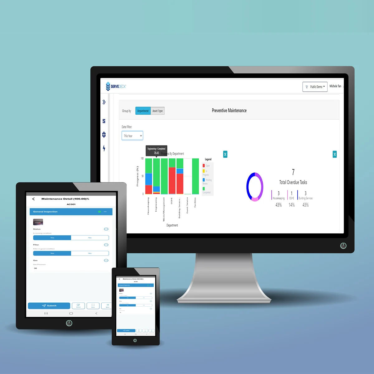 Программное обеспечение для профилактического обслуживания и инспекции промышленного здания, высоконастраиваемые умные CMMS с цифровым перечнем