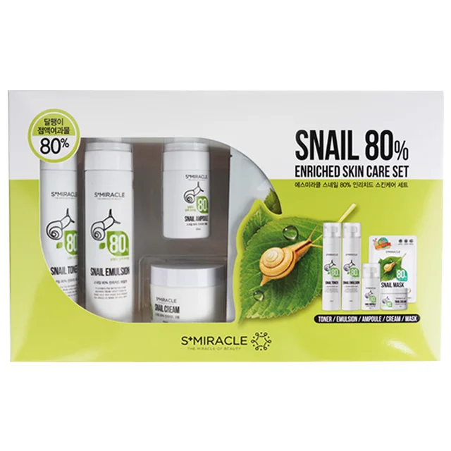 Здоровый ингредиент S + набор обогащен чудо-улиткой 80% сделано в Южной Корее