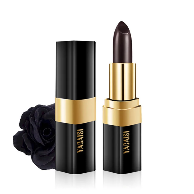 Hot selling Black rose lipstick color-changing makeup long-lasting lipstick moisturizer vegan lipstick without fading wholesale