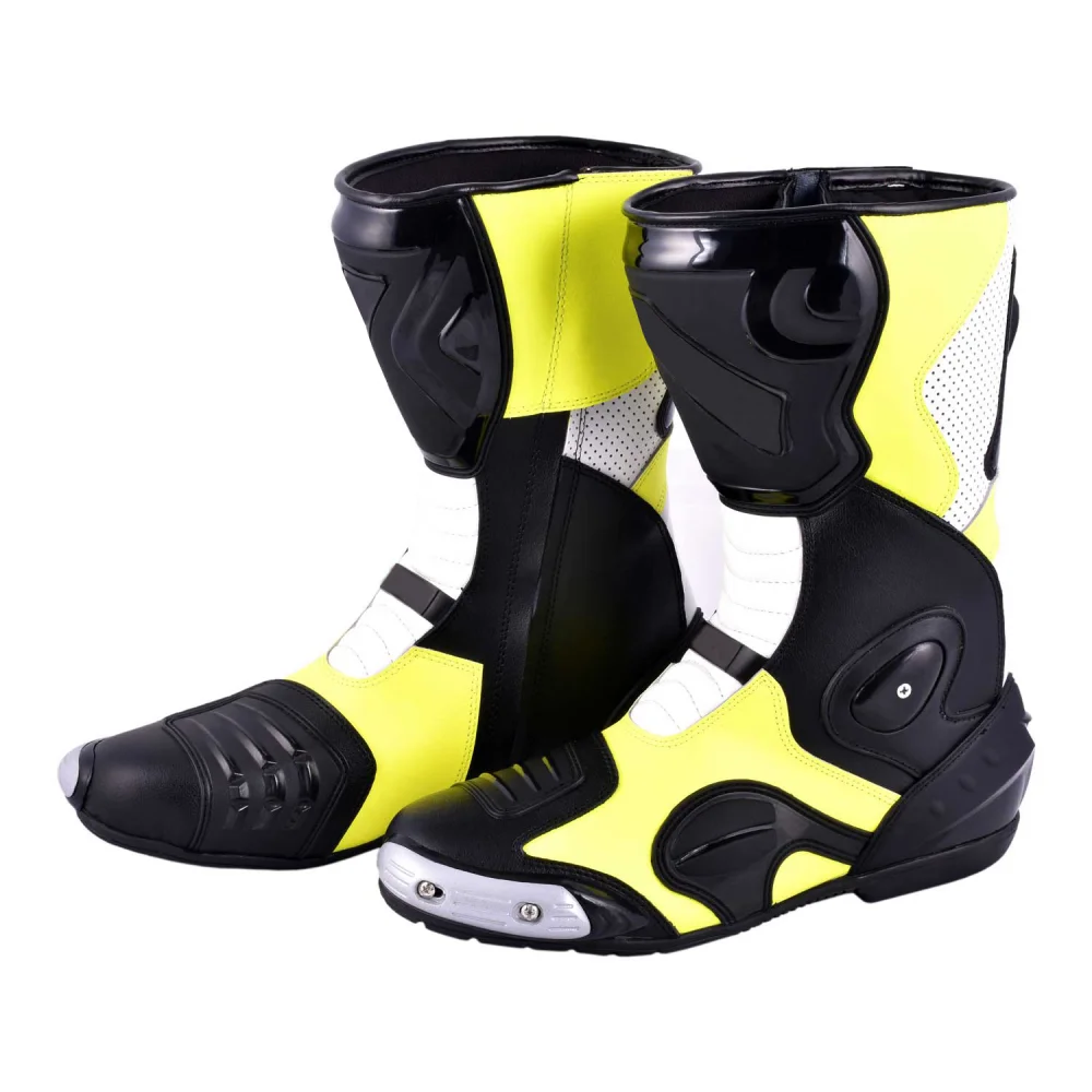 Выполненные на заказ ботинки в байкерском стиле; Длинные и короткие всех размеров из натуральной коровьей кожи Мотоцикл Touring Boot/мотоциклетный шлем для мужчин спортивные ботинки