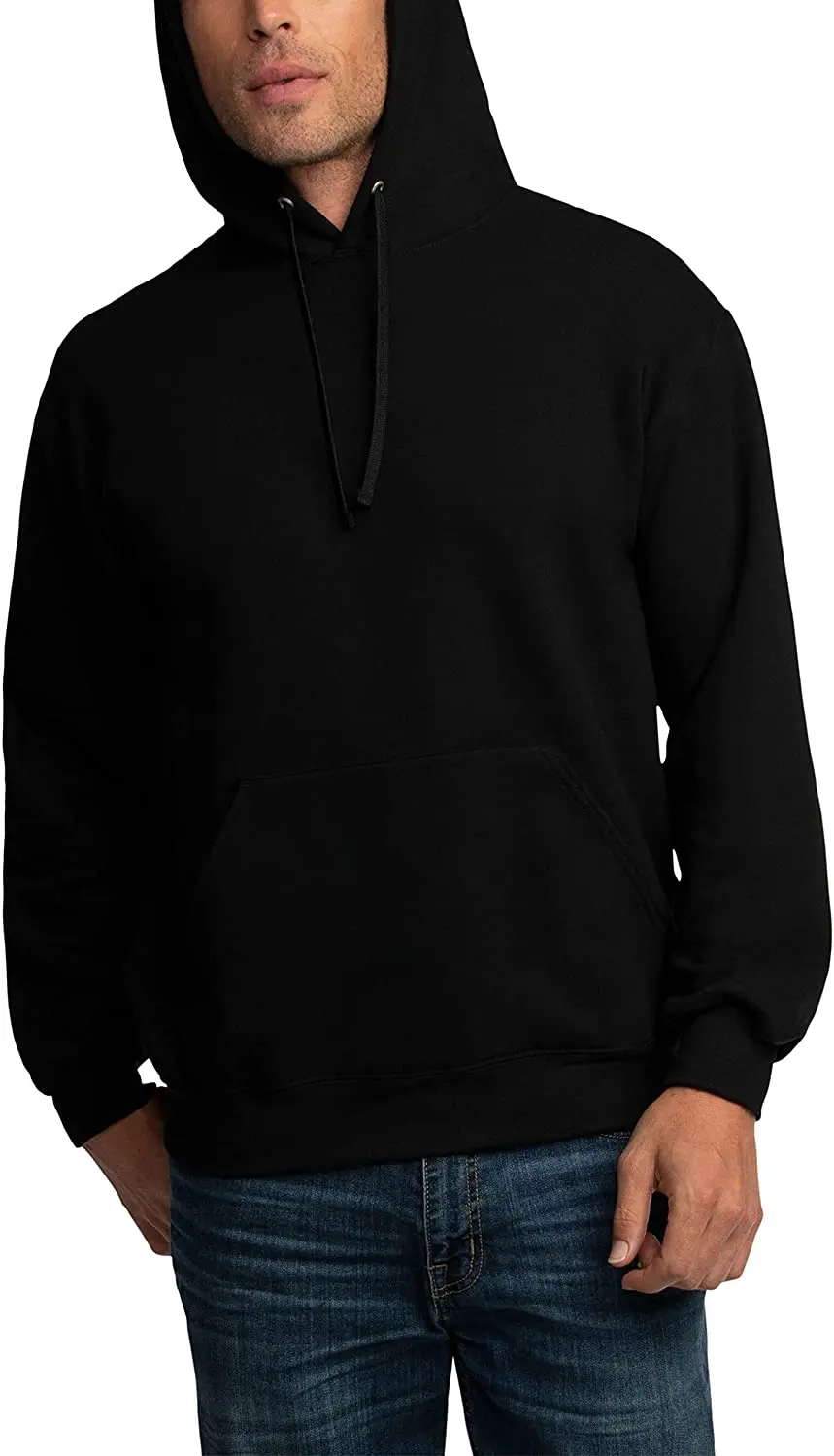 Толстовка из полиэстера и свитшот черная Высококачественная толстовка с вышивкой на заказ от производителя мужская одежда